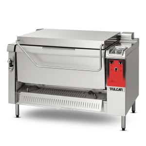 Vulcan VPP40E-208 40 gal. Tilt Skillet - Open Base, Strainer, 208v