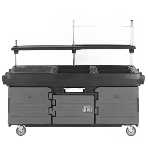 Cambro KVC856191 Kiosk Type Food Cart w/ Lockable Storage, 85 1/8