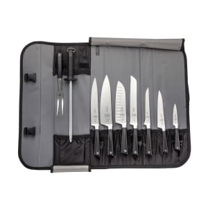 Mercer Culinary M21945 8 Piece Knife Set w/ Acacia Magnetic Board