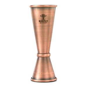 Winco J-6 Japanese Style Double Jigger - 1/2 oz & 3/4 oz, Stainless