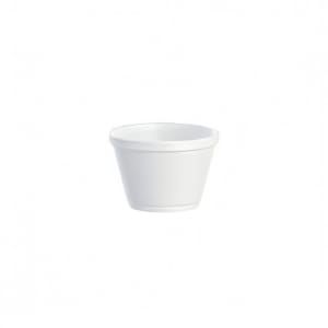 Dart 8SJ20 J Cup® 8 oz Insulated Foam Food Container - White