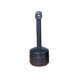 Smokers Cease-Fire Receptacle, 16 qt, Deco Black