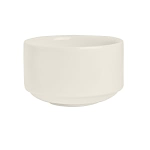 Homer Laughlin HL10200 7 1/2 oz Rolled Edge Ovide Cup - China, Ivory