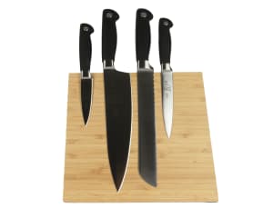 Mercer Culinary M21943 8 Piece Knife Set w/ Acacia Magnetic Board
