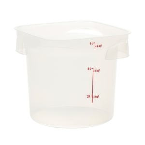 Cambro 4RFSPROPP190 4 qt CamRound® FreshPro Round Storage