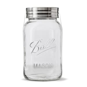 Ball 66000ZFP 16 oz Plain Mason Jar w/ SureTight™ Lid & Band