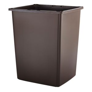 Rubbermaid Commercial Trash Can,Square,40 gal.,Silver FGSC22EPLSM