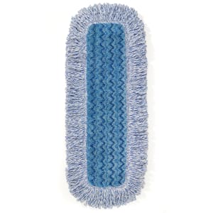 Rubbermaid Economy Wet Mopping Pad, Microfiber, 18, Blue