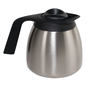 Curtis 64 oz. Stainless Steel Coffee Server with Liner and Brew Thru Lid  TLXP1901S000 - 6/Case