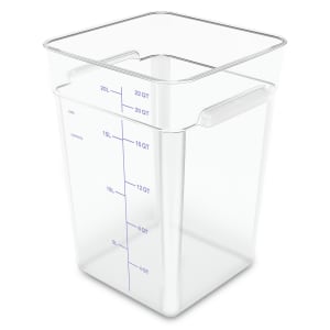 1195307 - Squares Polycarbonate Food Storage Container 8 qt - Clear