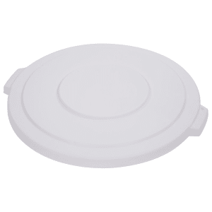 Carlisle 34102102 Flat Lid for Round Bronco Waste Container 269-601 White 