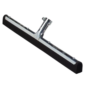 Carlisle 36633000 30 Floor Squeegee Head - Double-Foam Rubber Blade,  Metal, Black