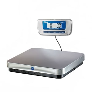 Taylor TE33OS 33 lb Digital Portion Control Scale - 11 1/4 x 7 1/4, Removable & Washable Platform Portion Control Food Scale