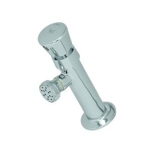 Zurn Z867R0-XL-3M 4" Widespread Gooseneck Slow-Closing Lead Free Double Handle Faucet With Push Button Handles And 0.5 GPM Vandal-Resistant Pressure Compensating Spray Outlet From The AquaSpec Collection | Ferguson Home