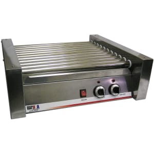 NSF Stainless Steel 120v 560-Watts Adcraft RG-07 7-Roller Hot Dog Grill 