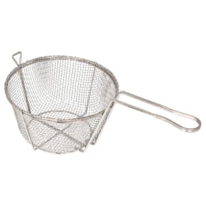 Wire Chip Pan Frying Basket Light Weight Long Handle Frying Chip Basket  8"