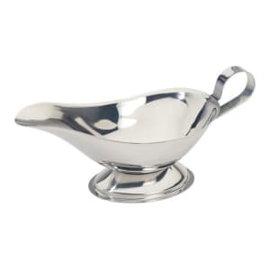Gravy or Sauce Boat Stainless with gadroon base Vollrath 47575 5 oz 12 Pack 