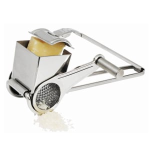 Browne 3199 Square Cheese Grater, 2 Grating & 2 Slicing Surfaces, Stainless