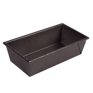 Chicago Metallic 25100 8 Compartment Glazed Aluminized Steel Mini-Loaf Pan  - 3 7/8 x 2