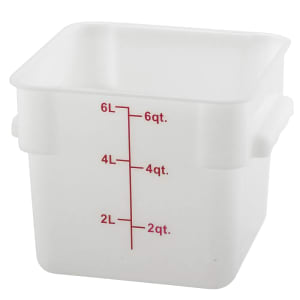 1195507 - Squares Polycarbonate Food Storage Container 18 qt