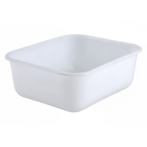 Rubbermaid FG335192GRAY 21 x 17 x 7 Gray High Density Polyethylene Bus  Tub