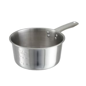 Winco SSSP-3 Premium Sauce Pan 3-1/2 Qt. 8 Dia. X 4-1/4H