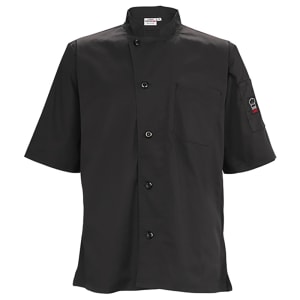 Chef Jacket Black Short Sleeve Tunic, Chef Jackets