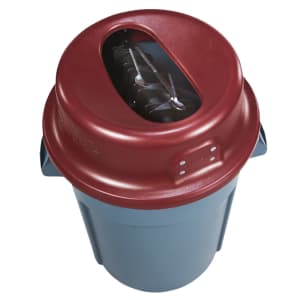 Dispense-Rite TTC-3BT Drop-in Trash Chute, Medium, 8-1/4