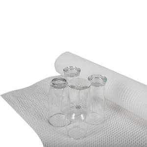 10 Length x 2 Width San Jamar UL5103 Ultraliner Soft Shelf Liner Clear 10/' Length x 2/' Width