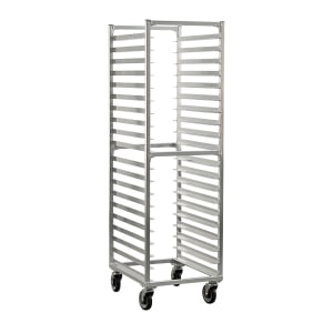 Pan Rack, 20 Tier, 18 x 26 Sheet Pans, Welded Aluminum Frame, 5 Casters,  Winholt AL-1820B