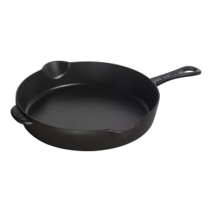 Tablecraft CW30114 Cast Iron Square Fry Pan, 2 Quart, Black