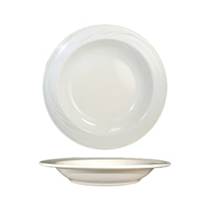 ITI Y-19 24-Piece York Platter American White International Tableware Inc. Embossed 10-7/8 by 10-Inch 