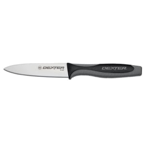 Dexter Russell V-Lo Utility Knife - 6" Scalloped Edge, DEXSTEEL, Soft Grip Handle, Made In USA
