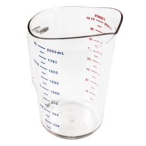 Browne Foodservice Ml40 4 qt. Aluminum Liquid Measuring Cup