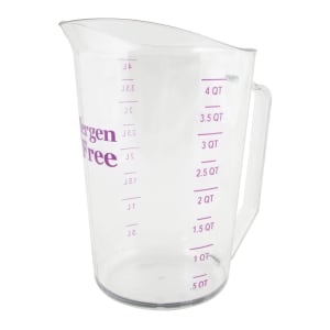 Cambro 200MCH150 Amber High Heat 2 Quart Measuring Cup