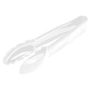 6 1/2 by Greenbrier 12 Clear Plastic Tongs