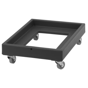 144-CD2028110 Camdolly® for Milk Crates w/ 350 lb Capacity, Black