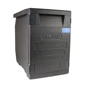 63.4 Qt. Cambro EPP300110 Cam GoBox Insulated Carrier Front Load 