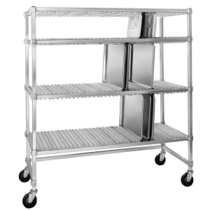 Lakeside 848 Stainless Steel Sheet Pan Drying Rack - 120 Pan Capacity