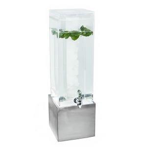The 1 Gallon Beverage Dispenser w/ Acrylic Jar and Built-in Drip Tray