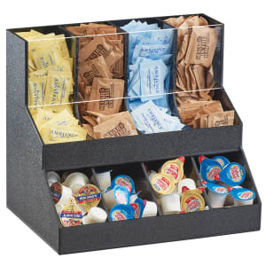 Dispense-Rite - GFBO-4BT - Four Section Packeted Condiment Organizer