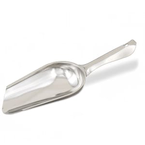 Browne 574255 24 oz Kitchen Scoop, Flat Bottom, Aluminum, Silver