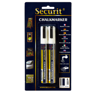 Cal-Mil 3062-15 Chalkboard Pen, White