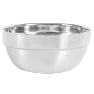 Winco DWAB-L Large Insulated Stainless Steel Angled Display Bowl 2-1/4 Qt.