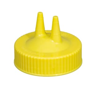 Vollrath 2300-01 Twin Tip Squeeze Bottle Cap w/ Wide Mouth, Fits 16 32 ...