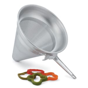 Winco CCB-10R 10 Round Bouillon Strainer w/ Extra Fine Mesh, Stainless  Steel