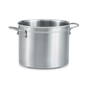 Winco TGSP-6 Tri-Ply Stainless Steel 6 Qt. Stock Pot with Cover