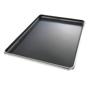 Chicago Metallic 40694 StayFlat Full Size 16 Gauge 17 7/8 x 25 13/16 Wire in Rim Aluminum Sheet Pan