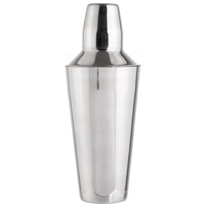 Winco BS-3P 28 oz Stainless Bar Cocktail Shaker Set