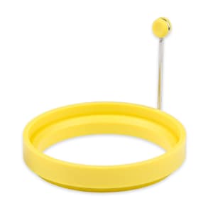 Lodge AS7DT22 7 1/2 Round Trivet - Silicone, Sunflower, Yellow